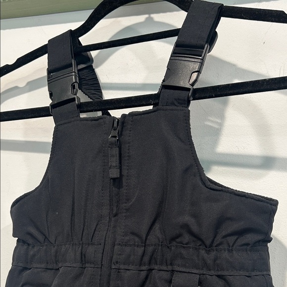 WonderKids 2T toddler winter Black Overalls Snow pants unisex - Picture 2 of 5